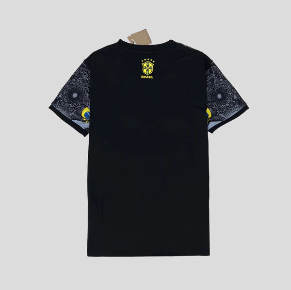 Brazil Special Edition Jesus Black Gray Soccer Jersey