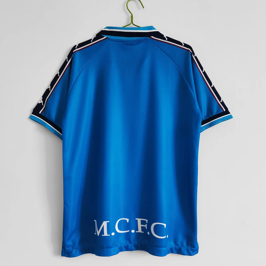 Manchester City Home retrotrøje 97 98