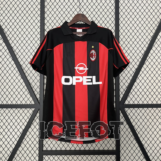 AC Milan Home Retro Fans Jersey 01 02