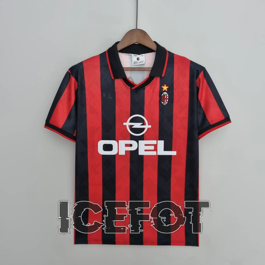 AC Milan Home retrotrøje 95 96