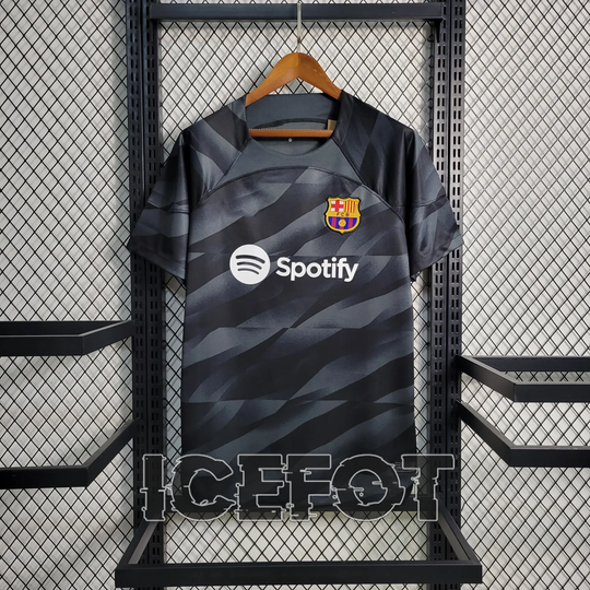 Barcelona Black GoalKeeper Fans Trøje 23 24