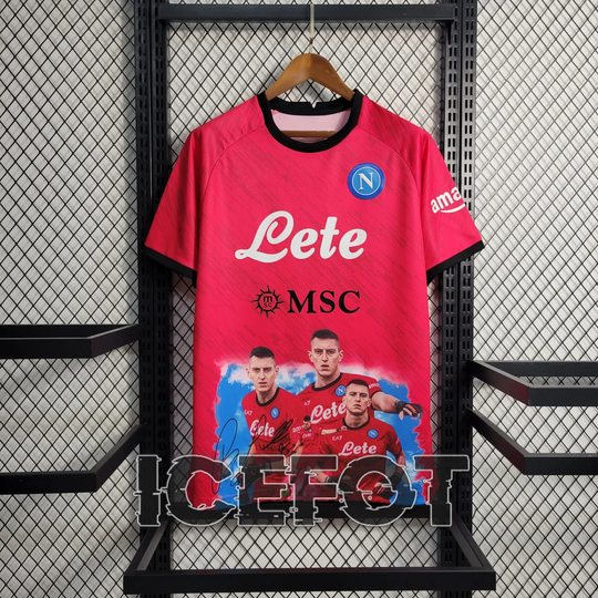 Napoli Champions Red Jersey 23 24