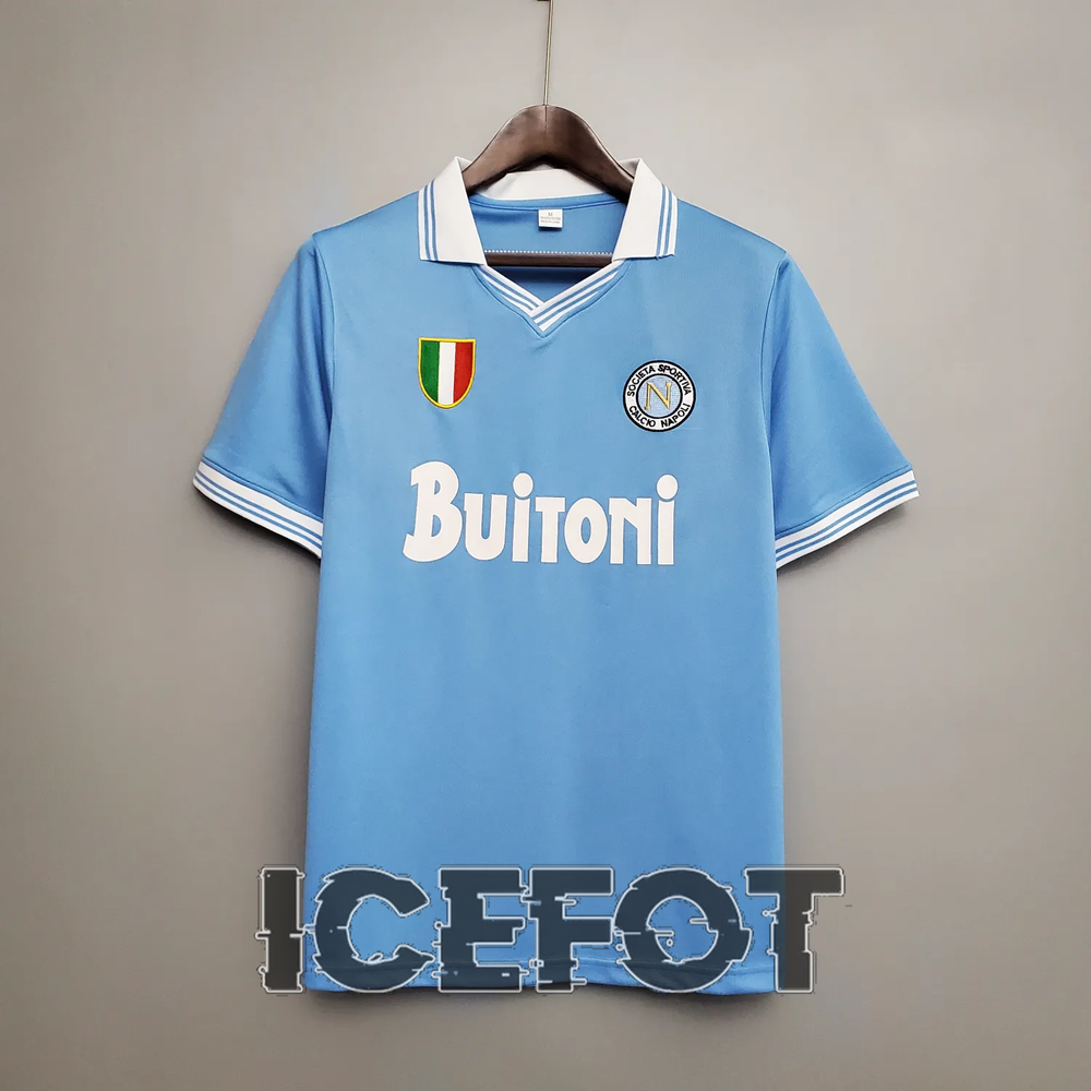 Napoli Home Retro Jersey 86 87