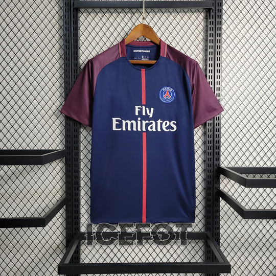 PSG Home Blue Retro Jersey 17-18