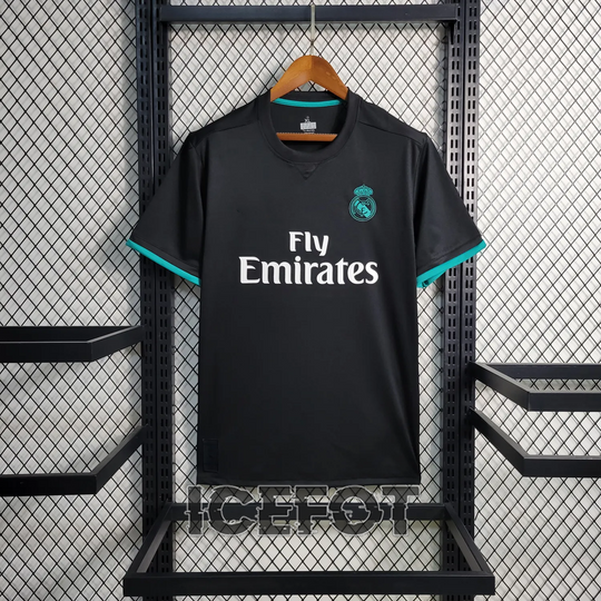 Real Madrid Away Black Retro Jersey 17-18